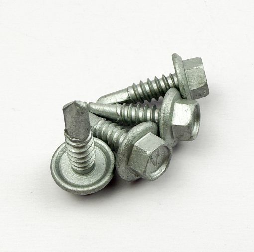 Connector Screw 12-14x20mm, Ruspert Silver Coated