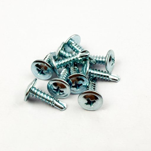 Truss Head Screw 4.2x16mm, Blue-White Zinc Plated