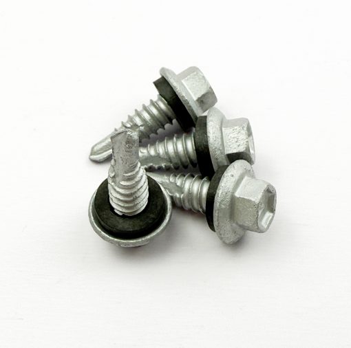 Metal Desk Screw 12-14x38mm, Ruspert Silver Coated