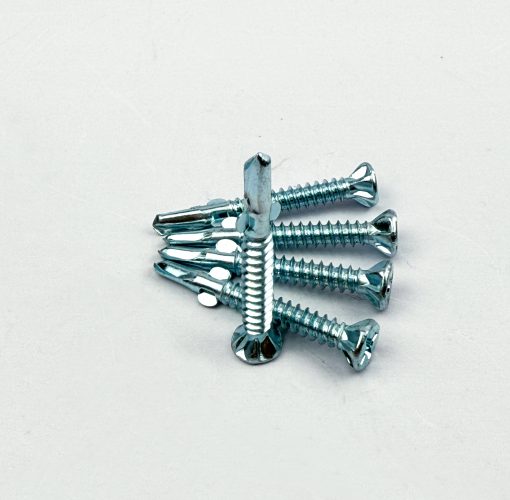 Winged self-drilling screw