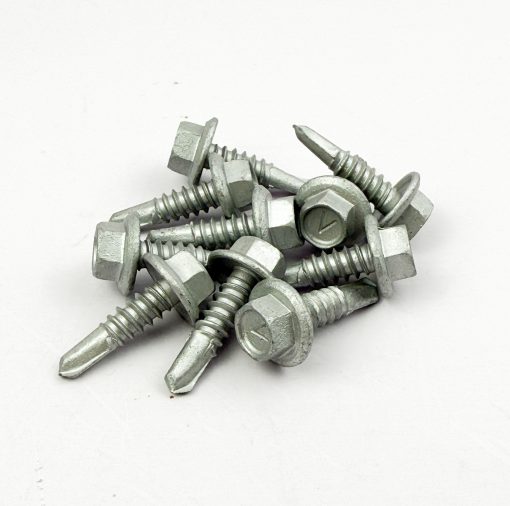 Connector Screw 12-14x20mm, Ruspert Silver Coated - Image 2