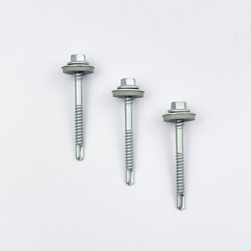 Hex Head Roofing Screw 12-14x55mm with EPDM Steel Washer - Image 2