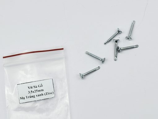 Purlin Screw 3.5x25mm, Blue-White Zinc Plated - Image 3