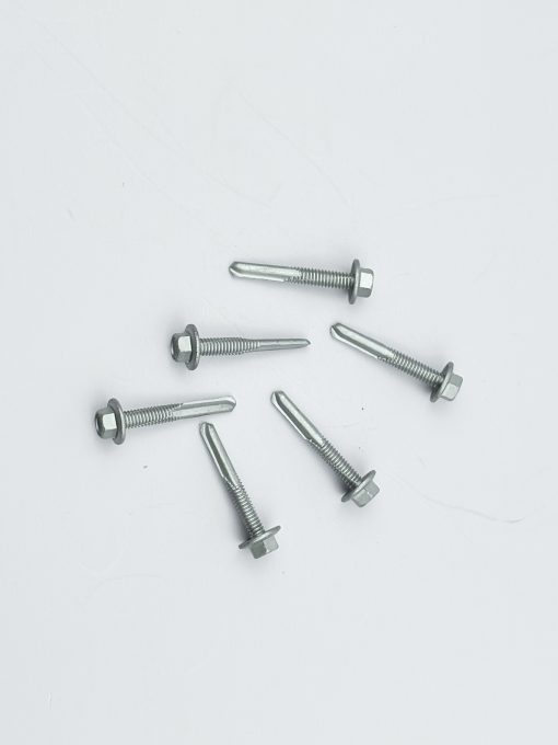 Metal Desk Screw 12-14x38mm, Ruspert Silver Coated - Image 3
