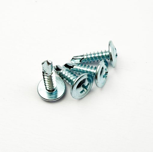 Truss Head Screw 4.2x16mm, Blue-White Zinc Plated - Image 2