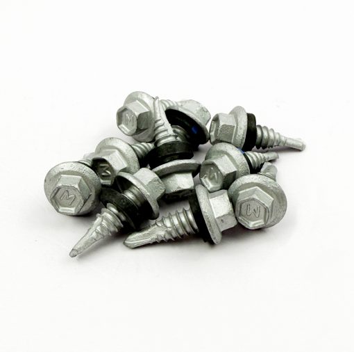 Metal Desk Screw 12-14x38mm, Ruspert Silver Coated - Image 3